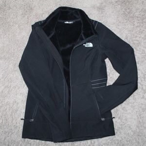 North Face Black Zip-Up Jacket